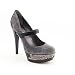 Jessica Simpson Women's Cheetah Platform Pump,Cloud Grey,10 M US