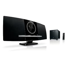 Philips MCD 388 DVD Kompaktanlage (HDMI, Upscaler 1080p, 100 Watt, 2.1-Lautsprechersystem, USB 2.0) schwarz