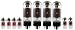 Fender Twin Reverb / Showman Tube Set, JJ Tubes (x4 6L6GC, x4 12AX7, x2 12AT7)