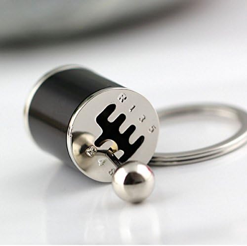 Myhung Creative Auto Part Model Six-speed Manual Transmission Shift Lever Keychain Keyring Key Chain Ring Keyrings Keyfob
