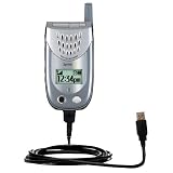 Classic Straight USB Cable for the Sanyo SCP-3100 with Power Hot Sync and Charge capabilities - Gomadic Brand w/ TipExchange Technology