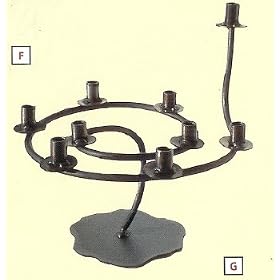 Spiral Menorah
