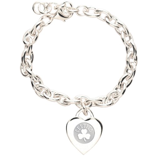 Wincraft Boston Celtics Heart Charm Bracelet