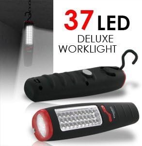 Camelion Battery 189950 37 LED Deluxe Worklight - Shock &amp; Water Proof with Built-in Magnet and Hook by Camelion Battery