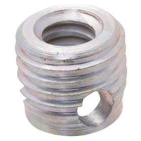 5/16-18 Thd., .354 Lg., Self Tapping Thread Inserts, Steel (1 Each)