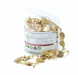 Festive Beaded Chain & 50 Gold Rice Lights, 1.8 Metre