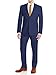 Gino Valentino Men's Modern Fit Two Button Two Piece Linen Suit