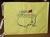 Mike Weir Autographed 2007 Masters Pin Flag. Authenticated By James Spence.