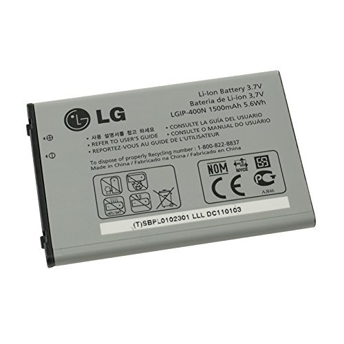 LG SBPL0102301/SBPL0102304 Battery Optimus with Original OEM for LG LGIP-400N - Non-Retail Packaging - White LG SBPL0102301/SBPL0102304 Battery Optimus with Original OEM for LG LGIP-400N - Non-Retail Packaging - White