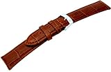 MORELLATO (モレラート) 時計バンド SAMBA 20mm ゴールドブラウン 牛革アリゲーター型押し X2704 656 041 020