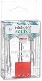 Radius Replacement Heads For Intelligent And Source Toothbrushes, Medium Bristles, Adult, 3-Count  (Pack of 4)