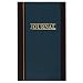 Wilson Jones S300 Line Hardbound Shaw Account Book, Two Column Journal, 33 Lines/Page, Blue with Brown Trim, WS300-3JA
