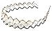 HipGirl Boutique 3pc Girls Women Pearl and Rhinestone Metal Headbands, Silver, Gold and Black