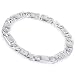 Sterling Silver 8.0mm Alternate Link Bracelet 8
