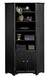 Oxford Bookcase W/ Cabinet Corner Black