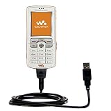 Klassisches USB Kabel f�r Sony Ericsson W800 W800i mit Hot Sync und aufladen Einsatzm�glichkeiten - von Gomadic mit TipExchange Technology