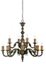 World Imports Lighting 1149-87 Piacenza 12-Light Chandelier, Aged Copper Patina