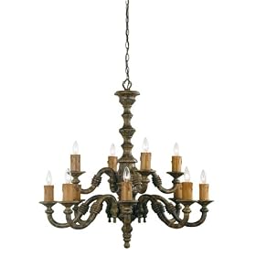 World Imports Lighting 1149-87 Piacenza 12-Light Chandelier, Aged Copper Patina by World Imports