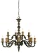 World Imports Lighting 1149-87 Piacenza 12-Light Chandelier, Aged Copper Patina