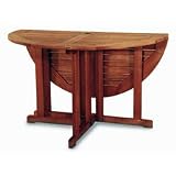 48 inch Round Folding Table, by Achla Designs