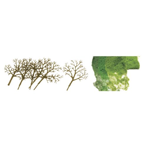 JTT Scenery Products Premium Series: Deciduous Tree Kit, 3-4"