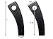 LA Choppers Pullback Extensions for Handlebar Risers - 1in. - Gloss Black LA-7416-01B