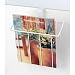Spectrum Over the Tank Magazine Rack - White