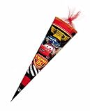 Nestler 7853670s - Schultüte Disneys Cars - Piston Cup mit Blinkmodul 12-eckig, kaschierter Lackkarton (Tüll), 85cm