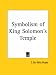 Book Symbolism of King Solomon's Temple