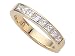 1.00 cts Princess Diamonds Band - Platinum, 14kt White or Yellow Gold