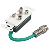 Cables To Go - 40737 - RapidRun Component Video and Stereo Audio (5 RCA) Wallplate-White