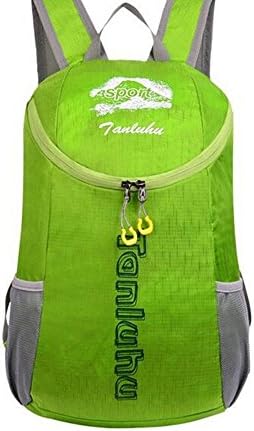 Waterproof Fold Most Durable Handy Lightweight Travel Backpack Daypack+Lifetime Warranty (green)