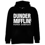 Dunder Mifflin Paper Inc Sweatshirt, The Office Hoodies, TV show Sweatshirts, X-Large, Royal Blue