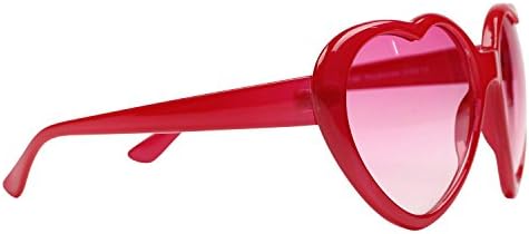 Red Oversized Heart Sunglasses