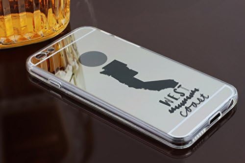 Halcyon T.'s iPhone 6 Mirror Case: West Coast Reppin' Reflective Series (Silver)