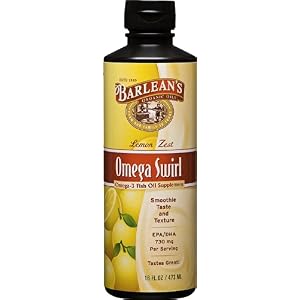 reviews Barlean's Omega Swirl, Omega-3 Fish Oil Supplement 16 fl oz (454 g)