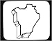 Decorated Mouse Pad with map, 