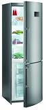Gorenje NRK6182MX Kühl-Gefrier-Kombination / A++ / Kühlteil: 229 L / Gefrierteil: 75 L / Inox Finger Touch Free / Quick Cooling Funktion / Sparmodus ECO / Eco Top Ten