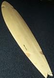 Blank Carve-One Bamboo Longboard Skateboard Deck Nat