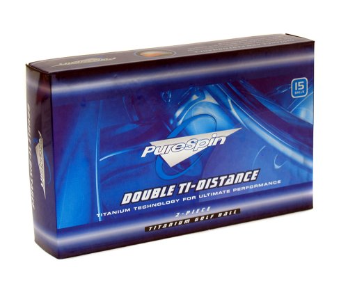 飛んで止まるディスタンスボール！PureSpin（ピュアスピン) DOUBLE TI-DISTANCE
