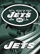New Yok Jets 60"x80" Royal Plush Raschel Throw Blanket - Football Sports Merchandise
