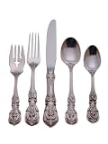 Reed & Barton Francis First Sterling Silver 66-Piece Flatware Set with Chest, Service for 12, Large