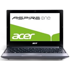 Acer Aspire One D255 25,6 cm (10,1 Zoll) Netbook (Intel Atom N450, 1,6GHz, 1GB RAM, 250GB HDD, Intel GMA3150, Bluetooth, Win 7 Starter + Android) wei�