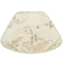 Champagne Ribbon Taffeta Wedge-Shaped Placemat for Round Tables
