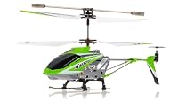 Syma 3 Channel S107/S107G Mini Indoor Co-Axial R/C Helicopter w/ Gyro (Green Color) by Syma