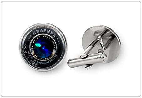 Vintage Camera Lens Cufflinks Camera Cuff links with box