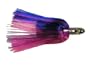 Saltwater Fishing Lure Chrome Bullet Shaped Head for High Speed Trolling with a Pink and Blue Hair Skirt, 6 1/2 Inches Long FREE SHIPPING AND 50% CUSTOMER APPRECIATION DISCOUNT!