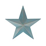 24" Weathered Patina Copper Country Rustic Star Indoor/Outdoor Wall Decoration