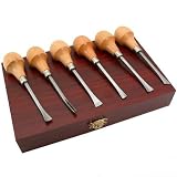 Wood Carving Chisel 6pc Set W/box