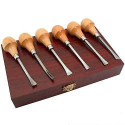 Wood Carving Chisel 6pc Set W/box